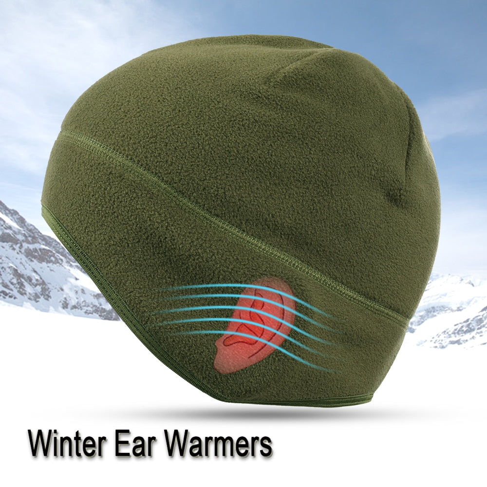 100%Real Winter Hat Thermal Running Sports Hats Soft Stretch.